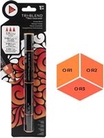 Εικόνα του Spectrum Noir Triblend Markers Μαρκαδόρος Οινοπνεύματος 3 σε 1 - Orange Blend (OR1 OR2 OR3)
