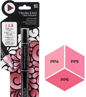 Εικόνα του Spectrum Noir Triblend Markers Μαρκαδόρος Οινοπνεύματος 3 σε 1 - Pale Pink Shade (PP4 PP5 PP6)