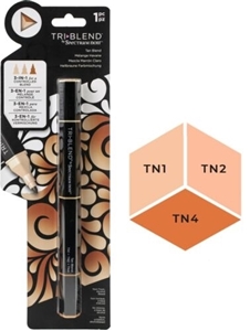 Picture of Spectrum Noir Triblend Markers Μαρκαδόρος Οινοπνεύματος 3 σε 1 - Tan Blend (TN1 TN2 TN4)