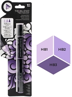 Εικόνα του Spectrum Noir Triblend Markers Μαρκαδόρος Οινοπνεύματος 3 σε 1 - Hydrangea Blend (HB1 HB2 HB3)