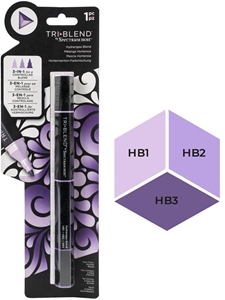Picture of Spectrum Noir Triblend Markers Μαρκαδόρος Οινοπνεύματος 3 σε 1 - Hydrangea Blend (HB1 HB2 HB3)