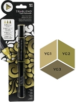 Εικόνα του Spectrum Noir Triblend Markers Μαρκαδόρος Οινοπνεύματος  3 σε 1 - Yellow Green Blend (YG1 YG2 YG3)