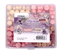 Εικόνα του Studio Light Wax Beads Βουλοκέρι - Victorian Dreams, Antiques & Pinks