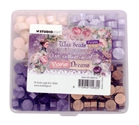 Picture of Studio Light Wax Beads - Victorian Dreams, Purples & Gold