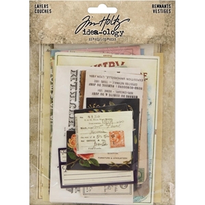Picture of Tim Holtz Idea-Ology Layers Διακοσμητικά Εφήμερα - Remnants, 33τεμ.
