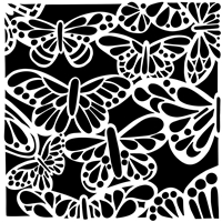 Picture of The Crafter's Workshop Stencil 6"X6" - Butterfly Bounty 