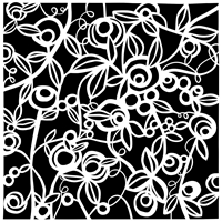 Picture of The Crafter's Workshop Stencil 6"X6" - Budding Vines