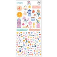Picture of Pinkfresh Studio Puffy Stickers 5.5"X11" - The Simple Things, 161pcs