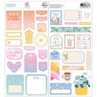 Picture of Pinkfresh Studio Cardstock Stickers 5.5"X11" - The Simple Things, 34pcs