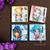 Picture of Dress My Craft Acrylic Curved Square Coasters With Outer Ring 4 inch, 4pcs