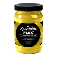 Picture of Speedball Flex Screen Printing Fabric Ink 32oz Canary 