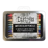 Εικόνα του Ranger Tim Holtz Distress Watercolor Pencils Μολύβια Ακουαρέλας - Set 6, 12 τεμ.
