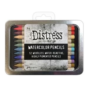 Picture of Ranger Tim Holtz Distress Watercolor Pencils Μολύβια Ακουαρέλας - Set 6, 12 τεμ.