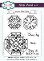 Picture of Creative Expressions Clear Stamps A5 - Tea Bag Folding, Octagons, 6pcs