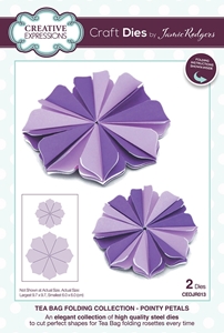 Picture of Creative Expressions Craft Μήτρες Κοπής - Tea Bag Folding, Pointy Petals, 2τεμ