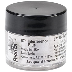Picture of Jacquard Pearl Ex Powdered Pigment 3g - Interference Blue