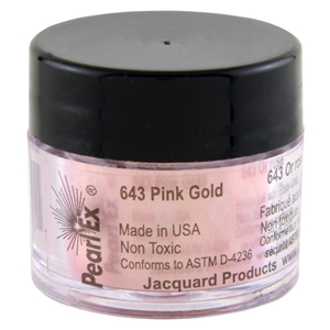 Picture of Jacquard Pearl Ex Powdered Pigment 3g - Pink Gold