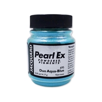 Picture of Jacquard Pearl Ex Powdered Pigment 0.5oz  - Duo Aqua Blue