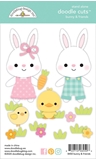 Εικόνα του Doodlebug Design Stand Alone Doodle Cuts Μήτρες Κοπής - Bunny Hop, Bunny & Friends, 22τεμ.