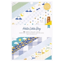Picture of American Crafts Paper Pad 6 x 8 inch. - Hello Little Boy