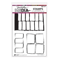 Picture of Ranger Dina Wakley MEdia Cling Stamps - Grid It, 3pcs