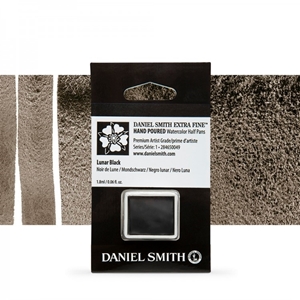 Picture of Daniel Smith Extra Fine Χρώμα Ακουαρέλας Half Pan - Lunar Black