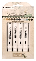 Picture of Jenine's Mindful Art Essentials Light Markers - Forest, 12pcs