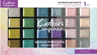 Εικόνα του Crafter's Companion Shimmer Watercolour Palette Χρώματα Ακουαρέλας -  Sunbeam, 24τεμ.
