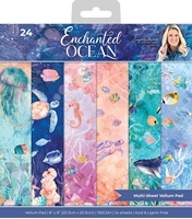 Εικόνα του Crafter's Companion Vellum Pad 8'' x 8'' - Enchanted Ocean