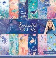 Εικόνα του Crafter's Companion Μπλοκ Scrapbooking Διπλής Όψης 6'' x 6'' - Enchanted Ocean