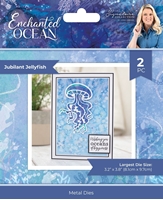 Picture of Crafter's Companion Metal Dies - Enchanted Ocean,  Jubilant Jellyfish, 2pcs