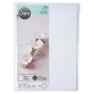 Picture of Sizzix Surfacez Shrink Plastic Φύλλα Πλαστικό που Συρρικνώνεται 8.25" x 11.75" - White, 10pcs 