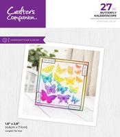 Picture of Crafter's Companion Clear Stamp & Die Set - Butterfly Kaleidoscope, 27pcs