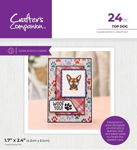 Picture of Crafter's Companion Διάφανες Σφραγίδες - Pets Rule, Top Dog, 24τεμ.