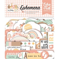 Picture of Echo Park Cardstock Ephemera - Our Baby Girl, Icons, 34pcs
