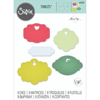 Picture of Sizzix Thinlits Die by Olivia Rose - Aperture Labels, 9