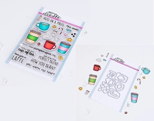 Picture of Heefy Doodle Stamp & Die Set Σετ Σφραγίδες και Μήτρες Κοπής - Perfect Blend, 40τεμ.