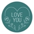 Picture of Spellbinders Wax Stamp Σφραγίδα Κεριού με Ξύλινη Λαβή - Love You, Heart