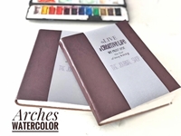 Εικόνα του Journal Shop Handmade Softcover Arches Watercolor Journal 15 x 20 cm -  Χειροποίητο Δετό Journal με χαρτί Arches 100% Βαμβάκι, 300gsm
