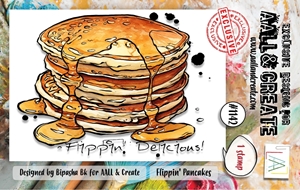 Picture of Aall and Create Διάφανη Σφραγίδα A7 - Nr 1142 Flippin' Pancakes