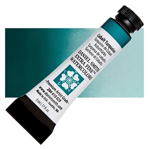 Picture of Daniel Smith Extra Fine Tubes Χρώμα Ακουαρέλας Σωληνάριο 5ml - Cobalt Turquoise