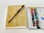 Εικόνα του Journal Shop Handmade Hardcover Fabriano Artistico Watercolor Journal 14 x 20 cm - Χειροποίητο Open Spine Journal με χαρτί 100% Βαμβάκι 300gsm, Yellow