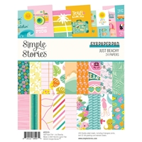 Picture of Simple Stories Paper Pad 6'' x 8'' - Just Beachy