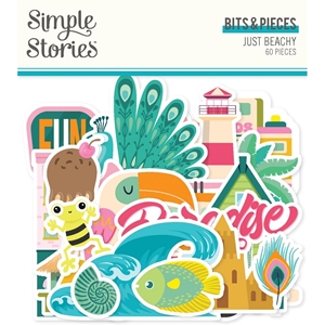 Picture of Simple Stories Διακοσμητικά Εφήμερα Bits & Pieces - Just Beachy, 60τεμ.