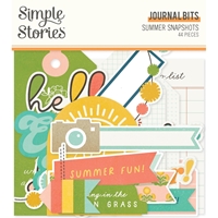 Picture of Simple Stories Journal Bits & Pieces - Summer Snapshots, 44pcs
