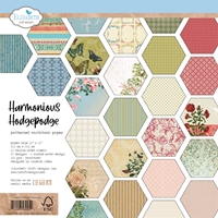 Picture of Elizabeth Craft Designs Double-Sided Cardstock Pack 12'' x 12'' - This Lovely Life, Harmonious Hodgepodge 