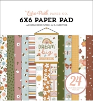 Picture of Echo Park Double-Sided Paper Pad 6X6Inch - Dream Big Little Girl