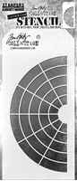 Εικόνα του Stampers Anonymous Tim Holtz Layering Στένσιλ 4'' x 8.5'' - Wheel