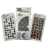 Picture of Stampers Anonymous Tim Holtz Mini Layering Stencils - Set 59, 3pcs
