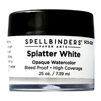 Picture of Spellbinders Splatter White Opaque Watercolor 0.25 oz